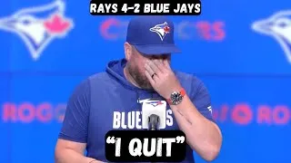 Thumbnail: John Schneider QUITS as Blue Jays Manager - Post Game Interview - Rays 4-2 Blue Jays
