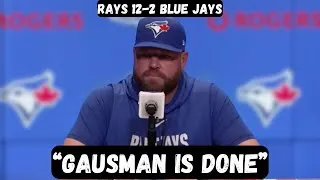 Thumbnail: John Schneider ANNOUNCES Gausman will be TRADED - Post Game Interview - Rays 12-2 Blue Jays