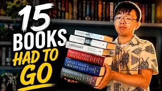 Thumbnail: I Unhauled 15 Books... And I Don't Regret It