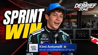 Thumbnail: Kimi Antonelli Wins British GP Sprint After Hamilton Battle | British GP Sprint 2026