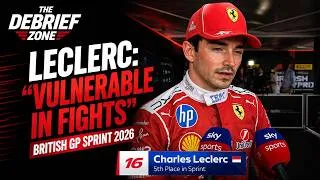 Thumbnail: Charles Leclerc Says Ferrari Was Vulnerable in Fights | British GP Sprint 2026