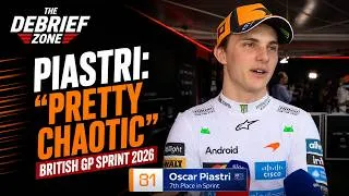 Thumbnail: Oscar Piastri Says British GP Sprint Was "Pretty Chaotic" | British GP Sprint 2026