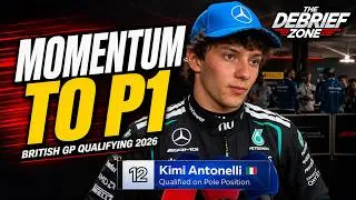 Thumbnail: Kimi Antonelli Builds Momentum to Take P1 | British GP Qualifying 2026