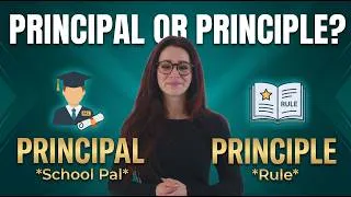 Thumbnail: Principal vs. Principle 🏫 The "Pal" Trick to Remember!