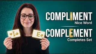Thumbnail: Compliment vs. Complement 🍷 What’s the Exact Difference?