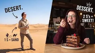 Thumbnail: Desert vs. Dessert 🍰 Why One Extra 'S' Changes Everything