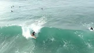 Thumbnail: Morning Waveski surfing session at Cronulla (Wanda) by drone in 4k