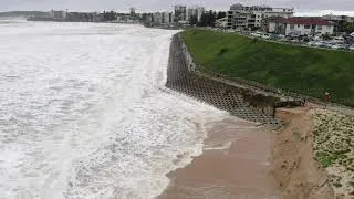 Thumbnail: Amazing Beach Erosion captured by drone footage from wild storms hitting Sydney this week