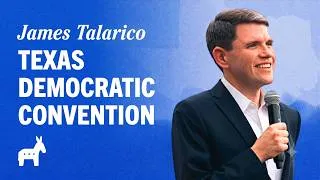 Thumbnail: James Talarico delivers remarks at Texas Democratic Convention