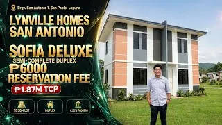 Thumbnail: SOFIA DELUXE | Lynville Homes San Antonio | San Pablo, Laguna | Pagibig Financing | 2BR 1T&B carport