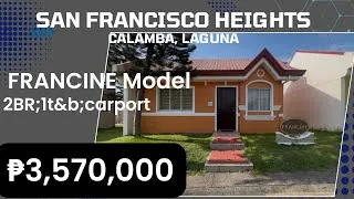 Thumbnail: FRANCINE MODEL | San Francisco Height Brgy Palo Alto Calamba Laguna | 2BR 1T&B carport