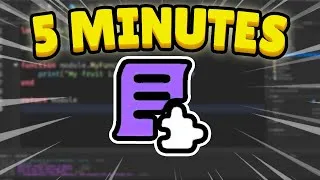 Thumbnail: Learn Roblox Module Scripts in 5 MINUTES