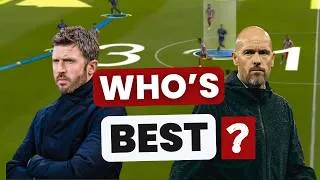 Thumbnail: Carrick's 3 - 1 V's ten Hag's 3 - 1 | Tactical Analysis