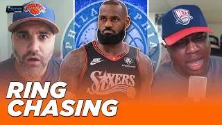 Thumbnail: Philadelphia 76ers give LeBron James BEST CHANCE for 5th ring | The Dime With Josh and Kwab