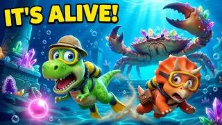 Thumbnail: Sunken City Adventure for Kids 😱 Escaping the COLOSSAL CRAB 🦀 | Dino Explorers