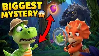 Thumbnail: The BIGGEST Dinosaur Mystery! 😱 Why Does T-Rex Have TINY Arms? | Dinosaur Facts for Kids