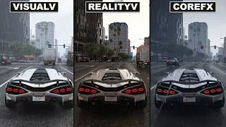 Thumbnail: GTA 5 Enhanced | RealityV vs CoreFX vs VisualV Graphic Mod Comparison PC