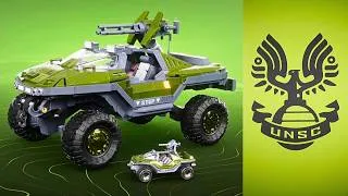 Thumbnail: Halo Mattel Brick Shop UNSC Warthog REVEALED