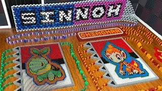 Thumbnail: Pokemon Diamond & Pearl Starters in 19,088 DOMINOES!