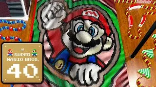 Thumbnail: Super Mario Bros. 40th Anniversary IN 2 MILLION DOMINOES!