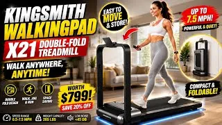 Thumbnail: KingSmith WalkingPad X21 Review - This Double-Fold Treadmill Is INCREDIBLE!