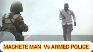 Thumbnail: "MACHETE MAN" IN NAKURU DARES AN ARMED POLICE OFFICER DURING THE PROTESTS.
