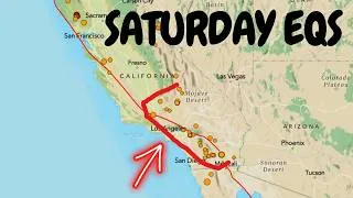 Thumbnail: Southern California Earthquake activity.. Globally, Very Quiet... Saturday update.