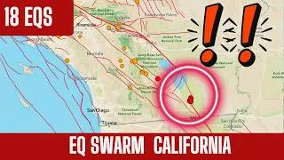 Thumbnail: Heads up! Large Earthquake Swarm in Southern California.. Brawley seismic Zone 7/23