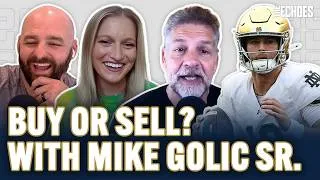 Thumbnail: Buy or Sell: Is CJ Carr a Heisman Finalist? Notre Dame Training Camp w/ Mike Golic Sr. | The Echoes