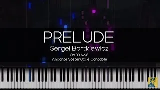 Thumbnail: Bortkiewicz - Preludes - Op. 33 No.8 in D-flat Major | Jouni Somero