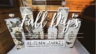 Thumbnail: Turning Scrap Wood Into Beautiful Fall Decor | Creative Fall DIYs | Trash to Treasure