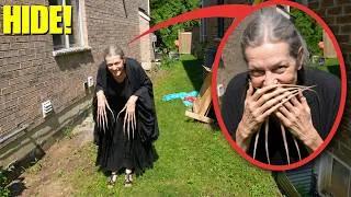 Thumbnail: If You See This Woman Next To Your House... GET INSIDE AND CALL 911! (EVIL WITCH)