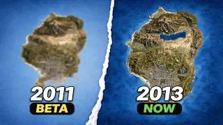 Thumbnail: GTA Games Map Size Beta Vs Now 2001-2013