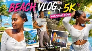 Thumbnail: JAMAICA VLOG🇯🇲|| Harmony Beach Vlog 🏝️+5K Run/Walk