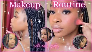 Thumbnail: My MAKEUP ROUTINE 💗||Clean girl, No makeup 💄 look 
