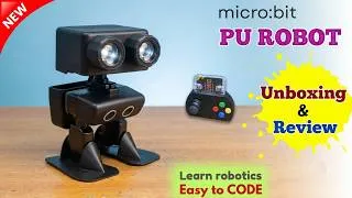 Thumbnail: PU ROBOT Unboxing and Review 🤖 | Learn Robotics Easily With PU Robot | Microbit PU Robot Kit
