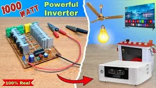 Thumbnail: Powerful Inverter | How to Make a 1000 WATT Inverter Circuit at Home