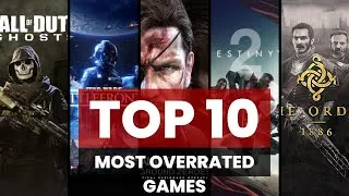 Thumbnail: TOP 10 MOST OVERRATED video games of ALL TIME