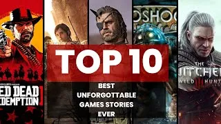 Thumbnail: TOP 10 BEST and MOST unforgettable video games stories EVER
