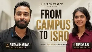 Thumbnail: ISRO Scientist Reveals Career Secrets, Industry Insights & Trends | Aditya Bhardwaj | Eloquence Club