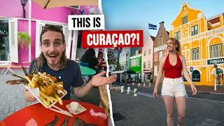 Thumbnail: Our First Time in Curaçao! 🇨🇼 Willemstad Tour & DELICIOUS Local Food!