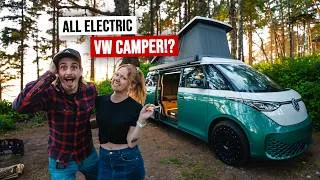 Thumbnail: Picking Up Our Brand New ELECTRIC VW Camper Van! (ID. Buzz Full Tour)
