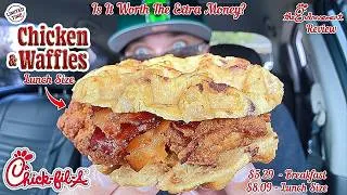 Thumbnail: Chick-fil-A® Chicken & Waffles Lunch Sandwich Review! 🐔🧇 | Worth The Extra Money? | theendorsement