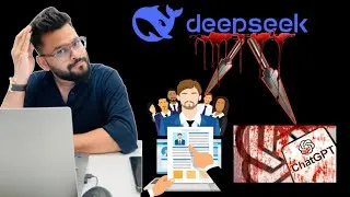 Thumbnail: DeepSeek AI is taking over ChatGPT! Are software jobs at risk? 😱