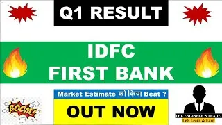 Thumbnail: IDFC First Bank Q1 Results 2027 | IDFC First Bank Results Today | IDFC First Bank Latest News 