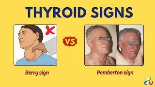 Thumbnail: Pemberton Sign vs Berry Sign | Thyroid Clinical Signs Explained