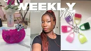 Thumbnail: Small Business Vlog: Shopping for Bag Supplies, Finishing a Handmade Bag & Making Bag Charms