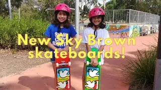 Thumbnail: Our new Sky Brown skateboards!