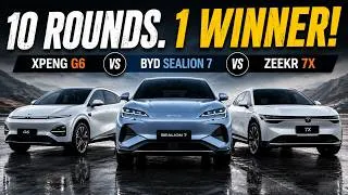 Thumbnail: I Ranked the XPeng G6, BYD Sealion 7 & Zeekr 7X in 10 Categories – The Winner Surprised Me!