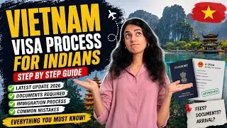 Thumbnail: Vietnam 🇻🇳 Visa Process for Indians 🇮🇳 2026 | Latest Rules, Immigration & Airport Guide
